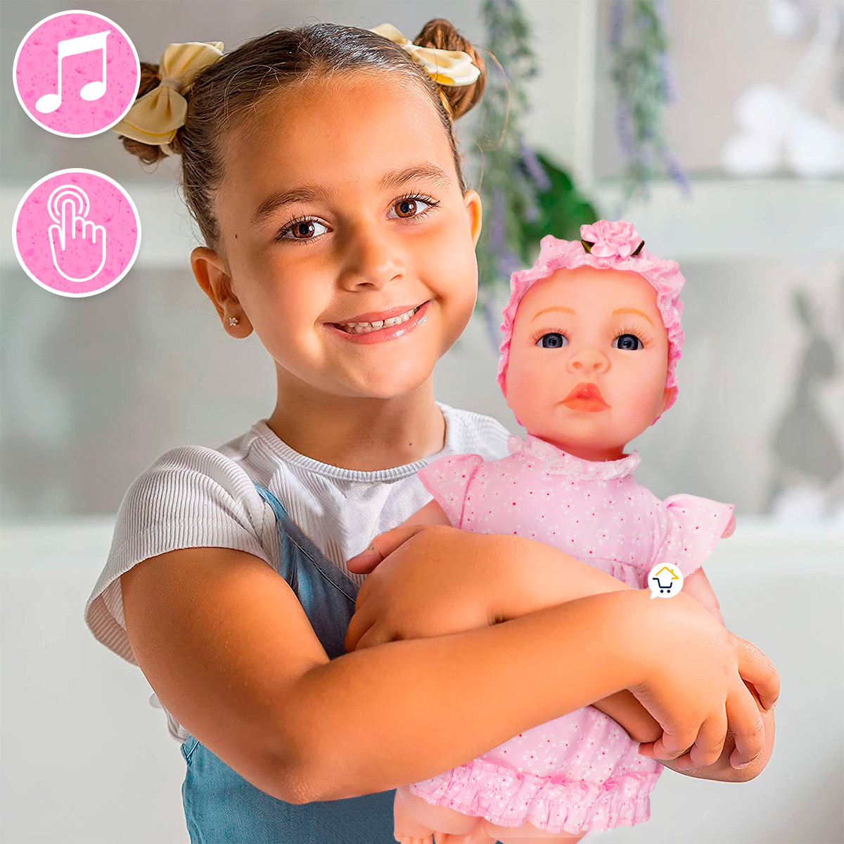 Miniatura 5 de Muñeca Bebe Realista Sensor JX255